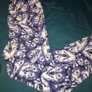 LuLaRoe Wolf Leggings OS
